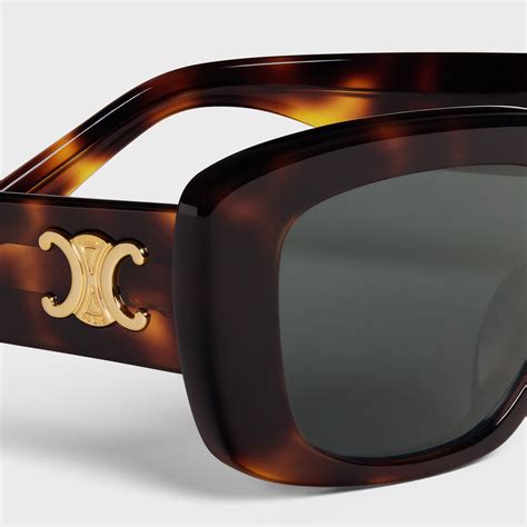 celine triomphe sunglasses havana|are celine sunglasses polarized.